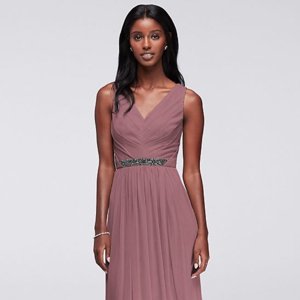 David's Bridal Bridesmaid Dress Quartz W11092
